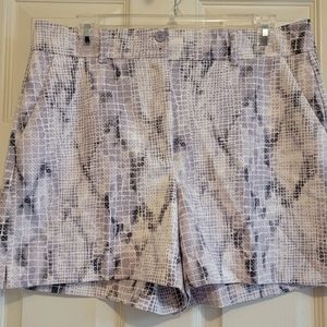 WHBM Snake print soft shorts Size 10